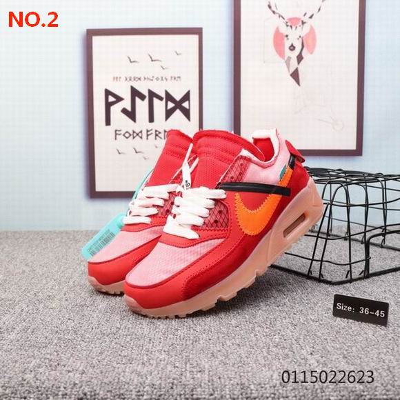 Nike Air Max 90 Off White Womens Shoes NO2;